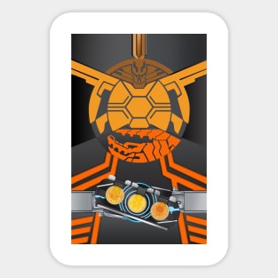 KAMEN RIDER OOO BURAKAWANI COMBO Sticker